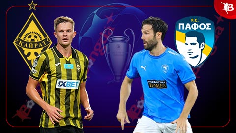Nhận định bóng đá Kairat Almaty vs Pafos FC, 23h45 ngày 21/10: 3 điểm cho khách  Nhận định bóng đá Kairat Almaty vs Pafos FC, 23h45 ngày 21/10: 3 điểm cho khách